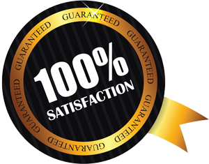 100% Satisfaction Guarantee Badge